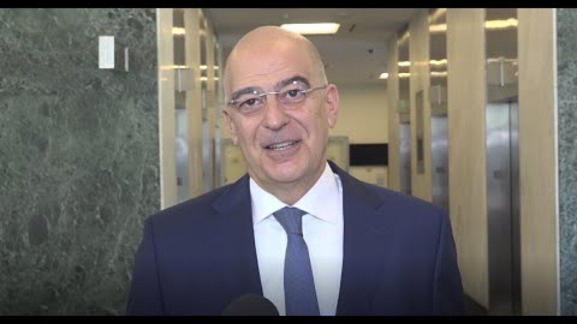 Δήλωση ΥΠΕΞ, Ν. Δένδια, μετά τη συνάντηση με τον ΓΓ του ΟΗΕ, António Guterres. (Νέα Υόρκη, 18/3/22)