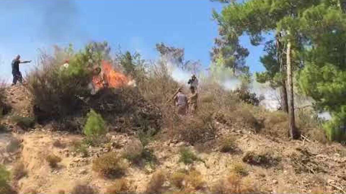 Αναζωπυρώσεις στα Λαερμα Ρόδου (1)