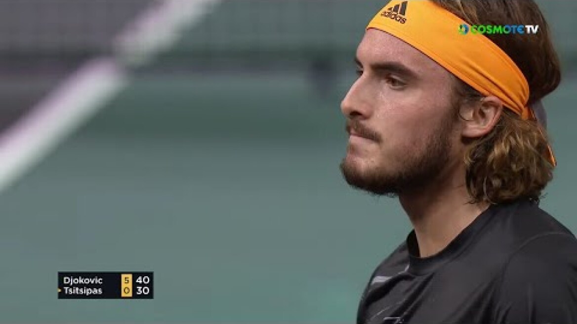 Νόβακ Τζόκοβιτς - Στέφανος Τσιτσιπάς (2-0) Highlights - Paris Masters | COSMOTE SPORT