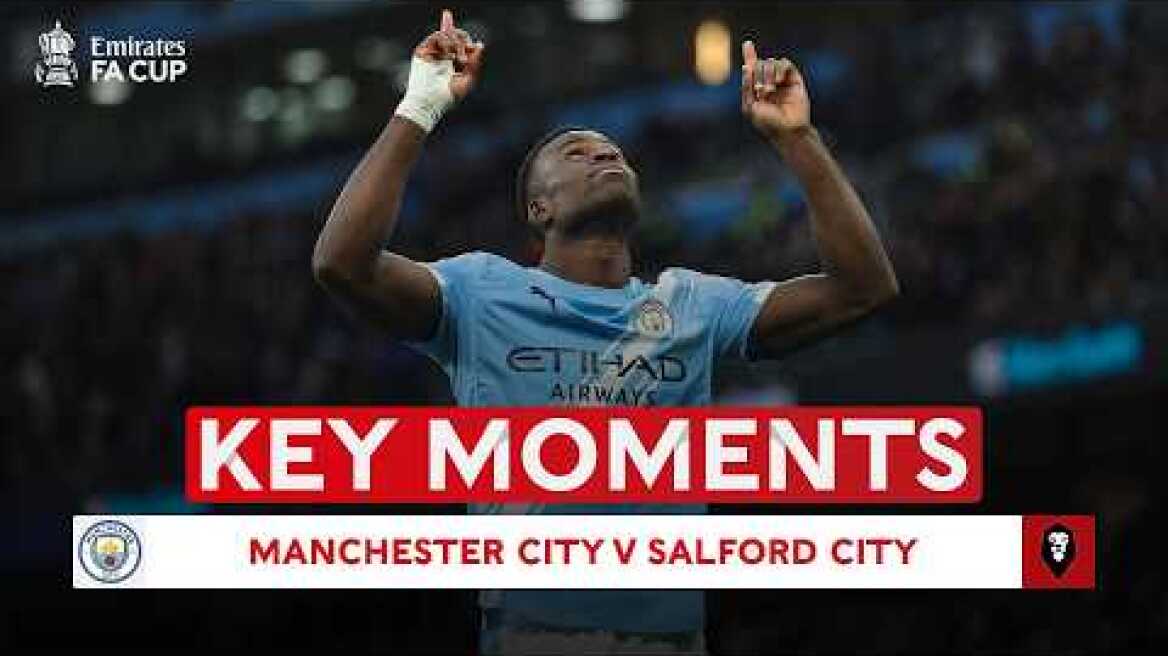 Manchester City v Salford City | Key Moments | Fourth Round | Emirates FA Cup 2025-26