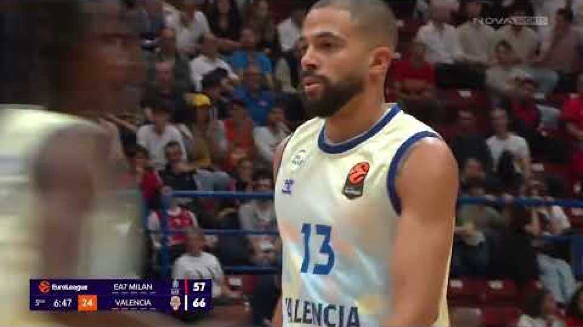 Αρμάνι Μιλάνο-Βαλένθια: 100-103  (MD 6, 23/10/2025)