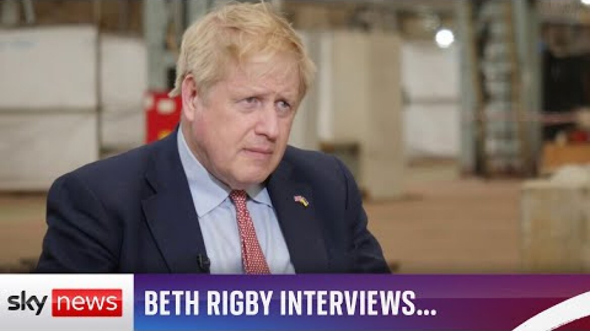 Beth Rigby Interviews... The Prime Minister on the war in Ukraine