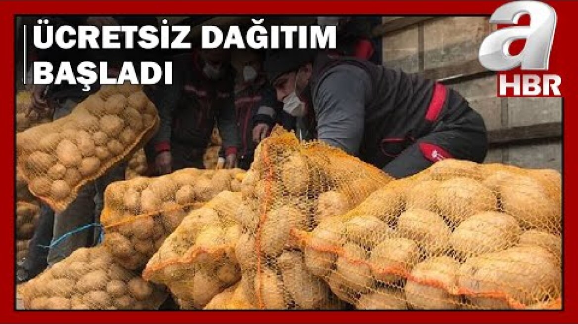 Ücretsiz Soğan Ve Patatesler Dağıtılmaya Başlandı / A Haber
