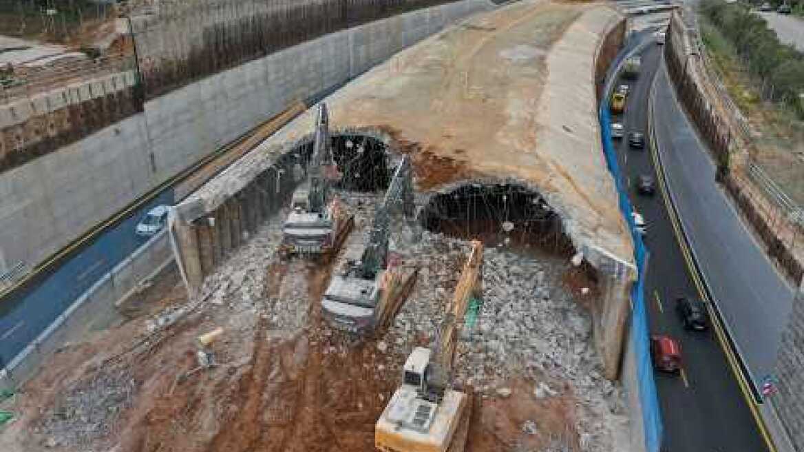 🚨🚧 Κατεδαφίζεται💥 το τούνελ στα Κωνσταντινουπολίτικα #flyover #θεσσαλονίκη #περιφεριακος #κατεδαφιση