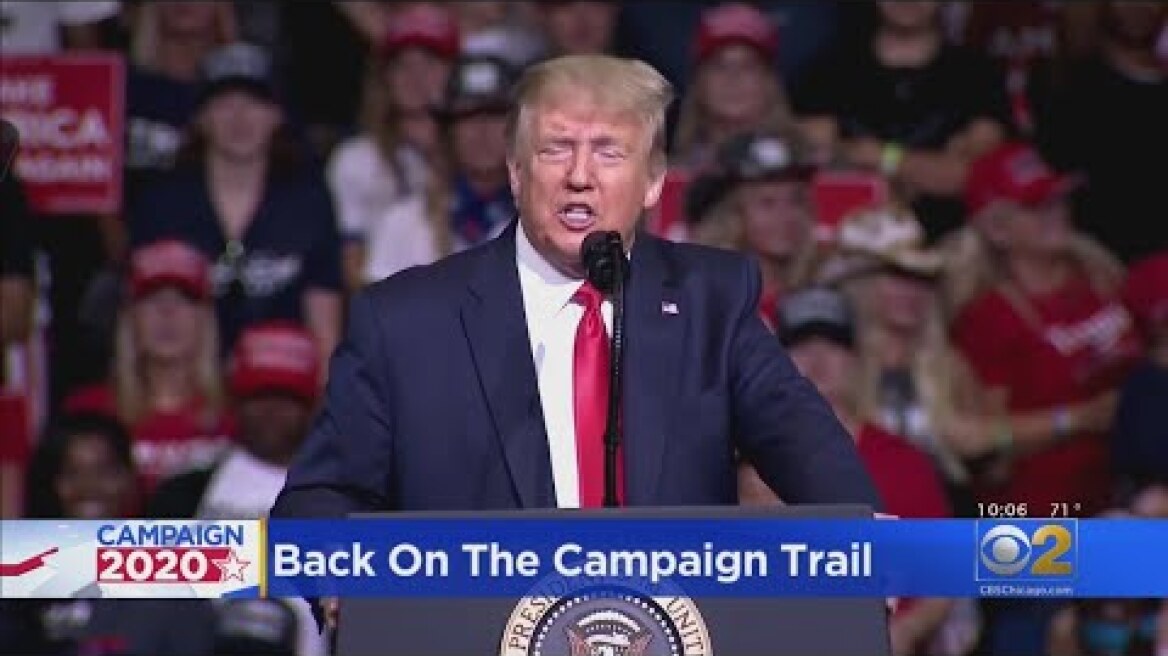 Smaller Crowd Than Expected At President Trump's Tulsa Rally