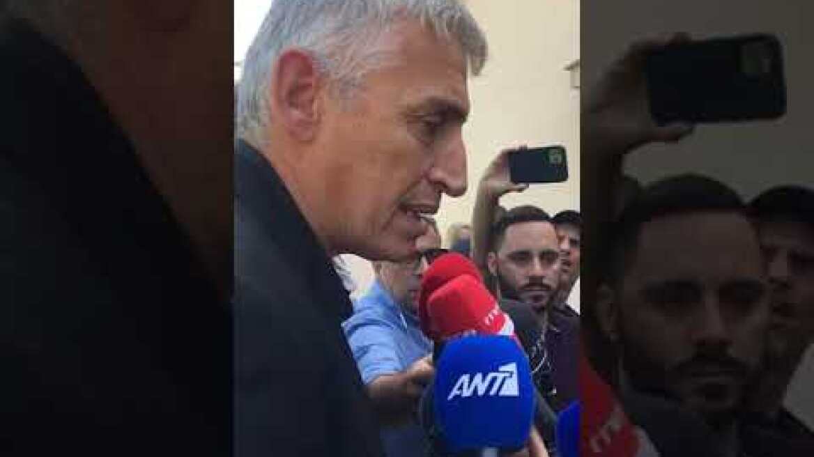 Ο Παναγιώτης Φασούλας στην επιμνημόσυνη δέηση για τον Γιάννη Ιωαννίδη