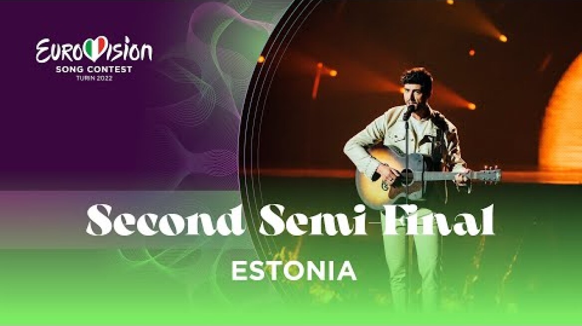 Stefan - Hope - LIVE - Estonia 🇪🇪 - Second Semi-Final - Eurovision 2022