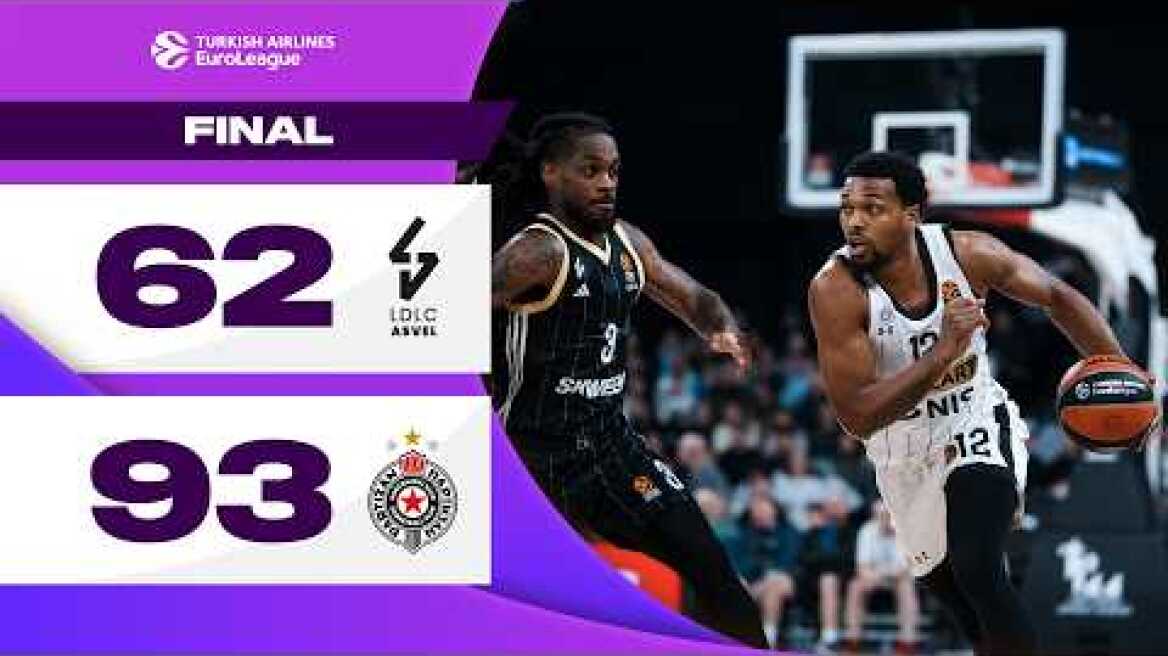 POWERFUL Road Victory | ASVEL – Partizan | BASKETBALL HIGHLIGHTS R21 2024-25