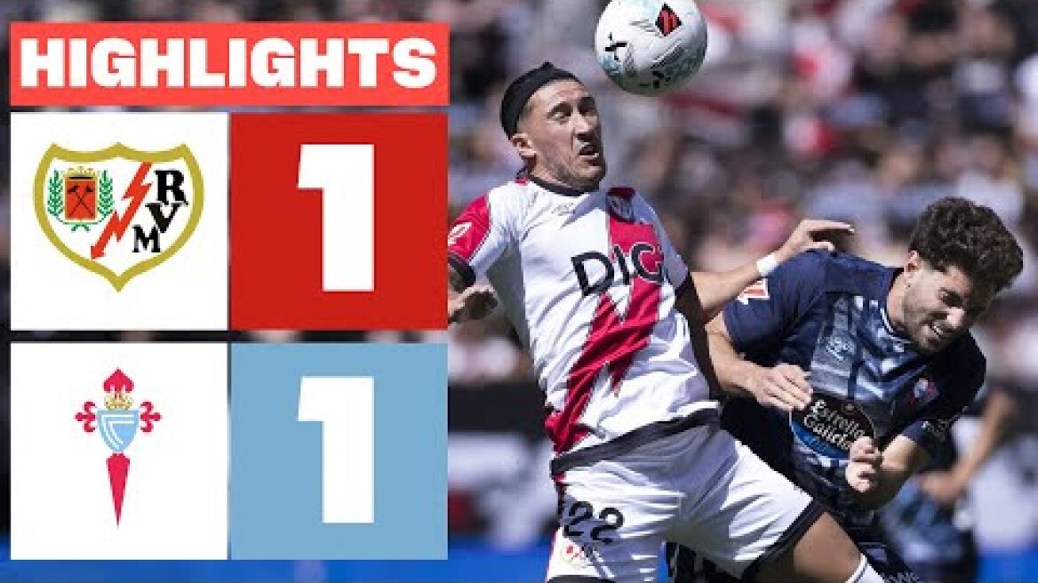 RAYO VALLECANO 1 - 1 CELTA | RESUMEN LALIGA EA SPORTS