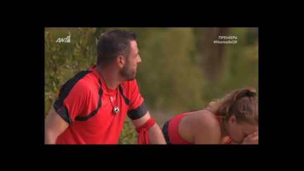 Nomads 2: Απίστευτη προσγείωση με το κεφάλι παίκτριας σε κατασκευή!