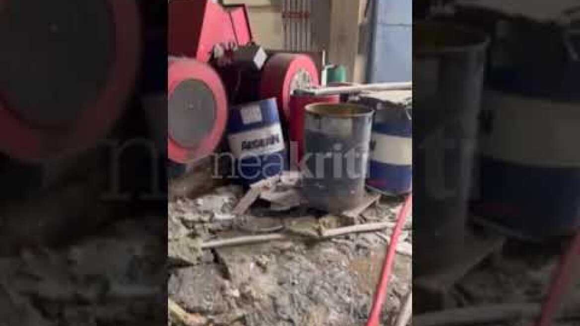 Φωτιά στο εργοστάσιο του Αθερινόλακκου