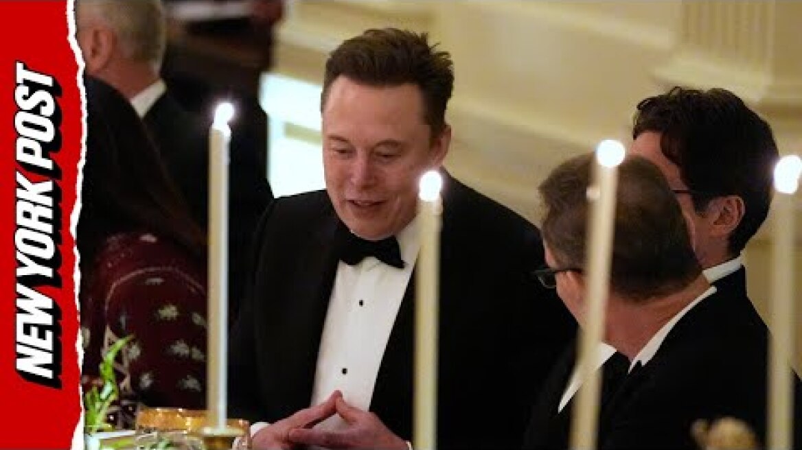 Elon Musk Spotted Among Guests at White House Dinner