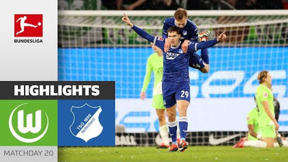 German Top Talent Scores Again | Wolfsburg - Hoffenheim 2-2 | Highlights | MD 20 – Bundesliga 23/24