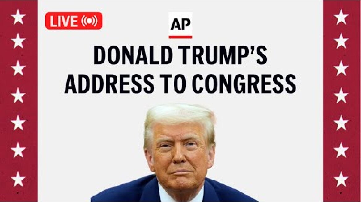 LIVE: Donald Trump delivers speech to Congress