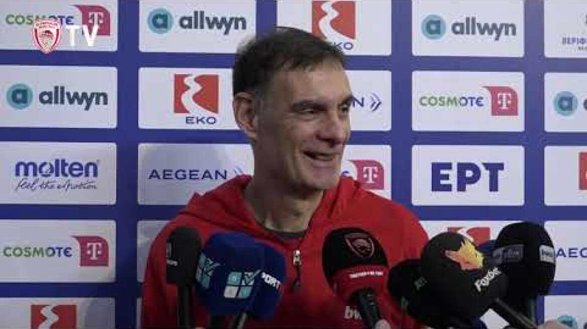 Final 8: οι δηλώσεις του Γ.Μπαρτζώκα πριν τον τελικό 