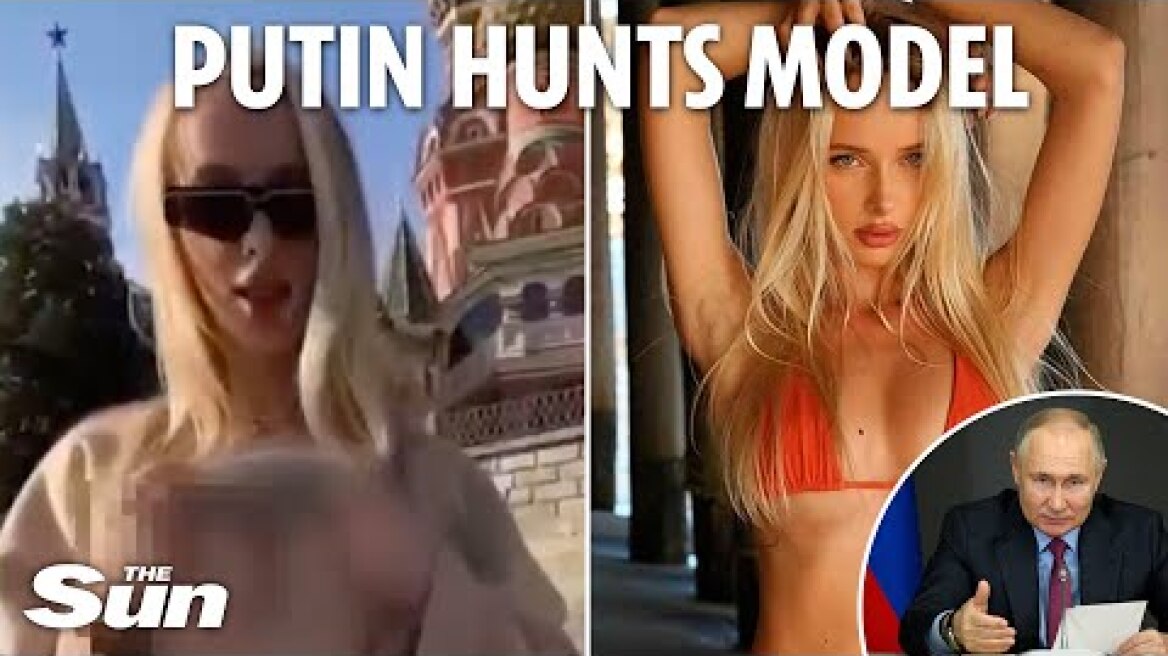 Putin launches manhunt for Ukrainian OnlyFans model Lolita Bogdanova who went topless in Red Square
