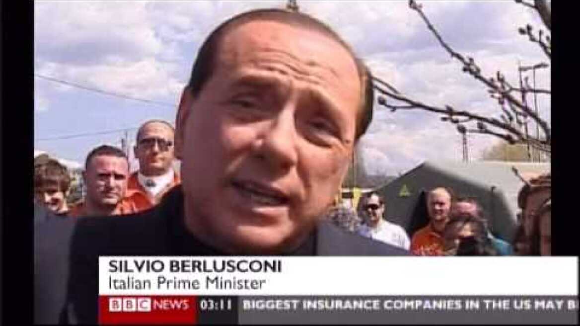 Italian PM Silvio Berlusconi says quake homeless should enjoy 'a camping weekend'