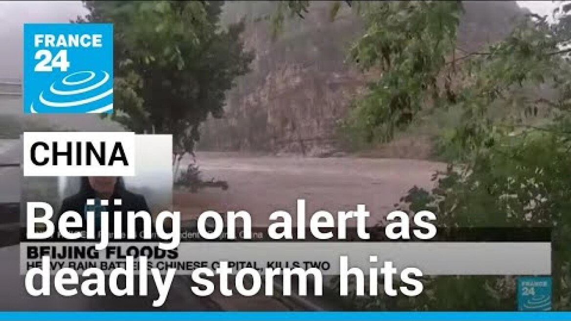 Beijing on alert as heavy rain batters north China • FRANCE 24 English