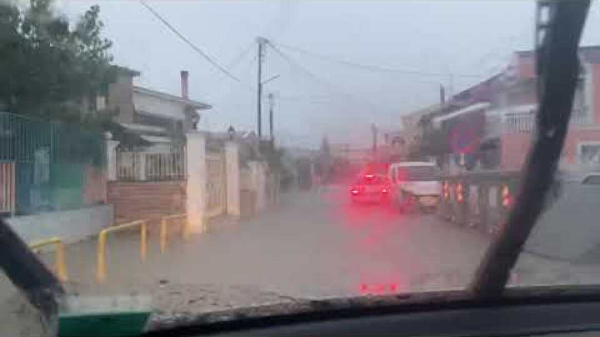 Κέρκυρα - κακοκαιρία: Πλημμύρα στον Ποταμό