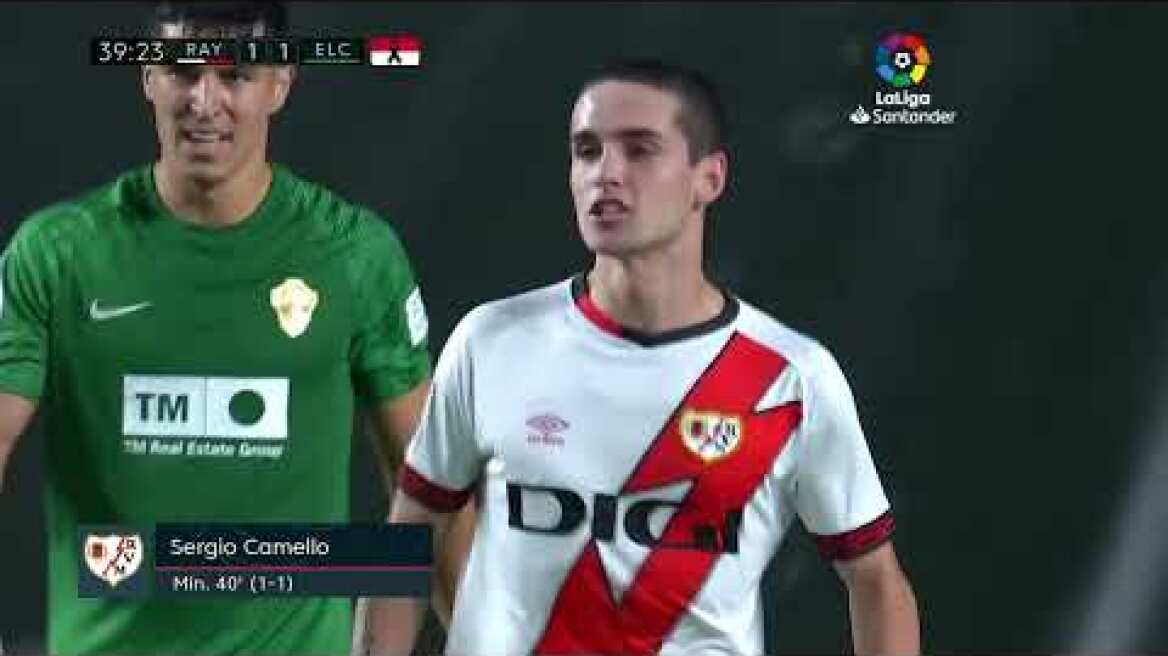 Resumen de Rayo Vallecano vs Elche CF (2-1)