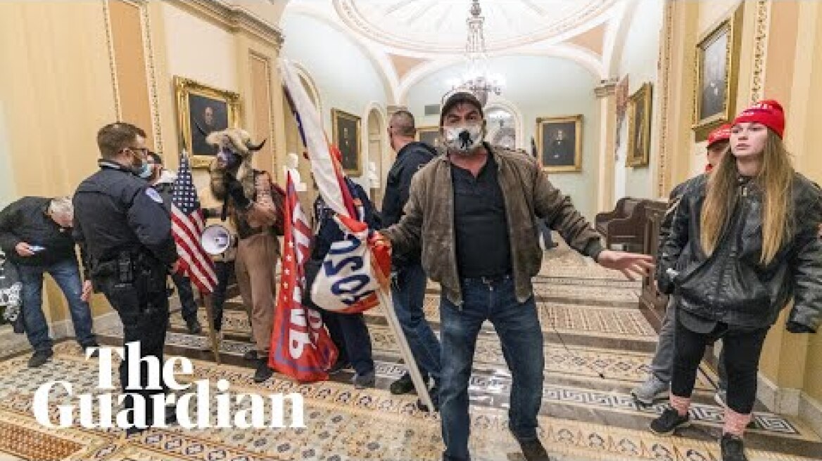 Pro-Trump rioters storm US Capitol during vote on Biden election victory