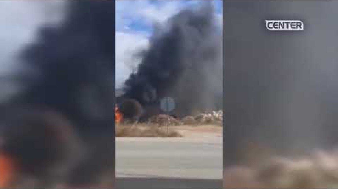 Φωτιά σε αυτοκίνητο στην Τούζλα, μετά από καταδίωξη