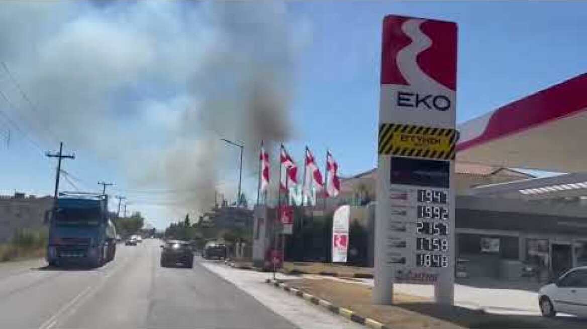 Πυρκαγιά στον Πλατανιτη Ναυπακτίας.