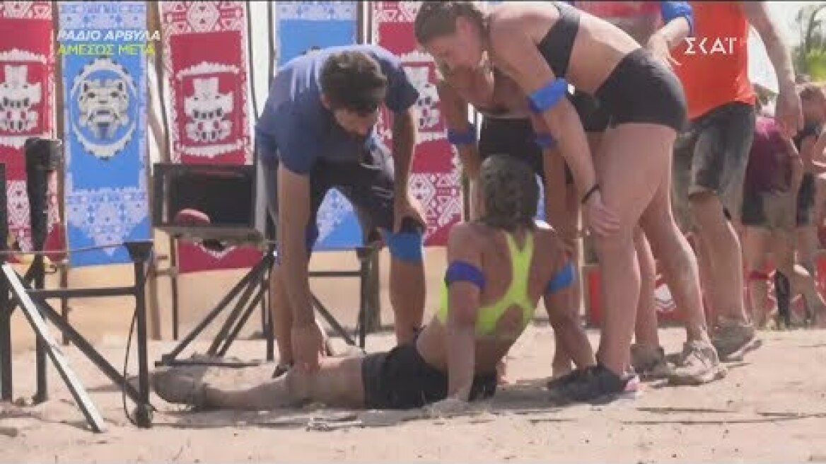 Survivor 2019 | Κρίση άσθματος της Αφροδίτης μετά τον αγώνα | 04/03/2019