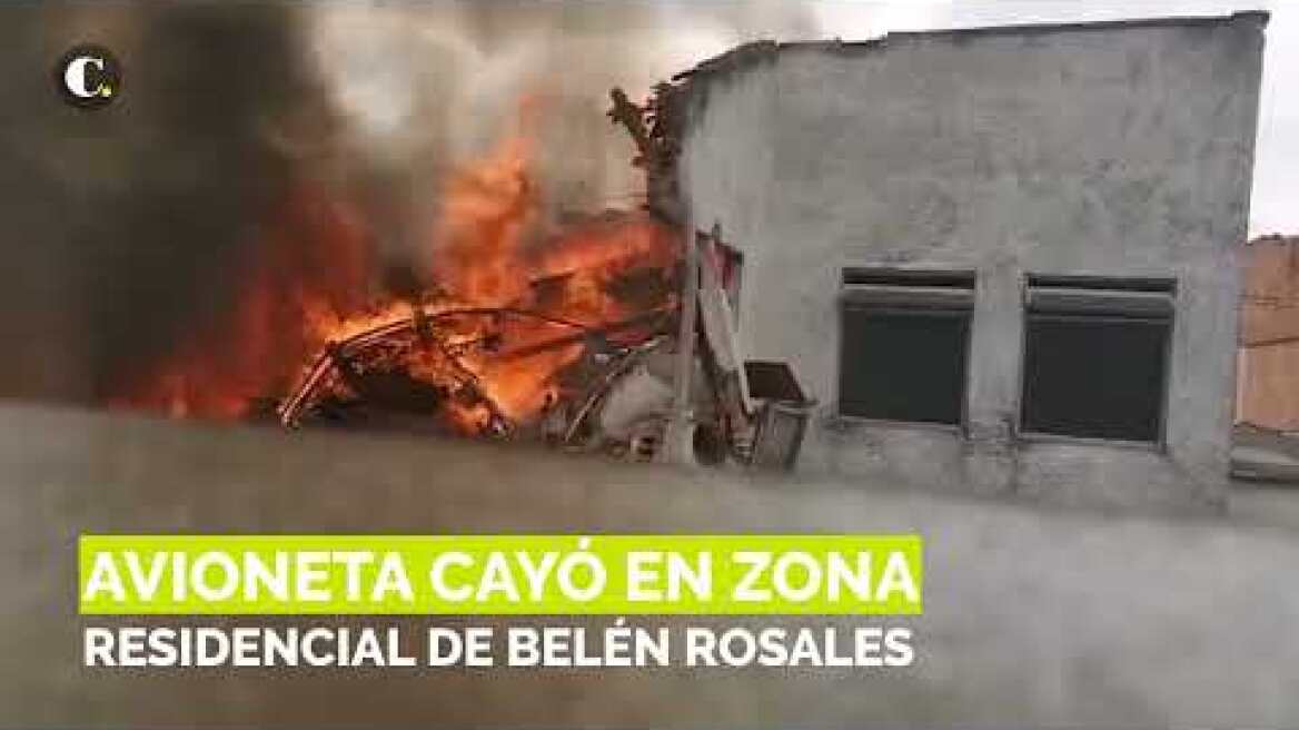 Atención: avioneta con ocho personas a bordo cayó en Belén Rosales | El Colombiano