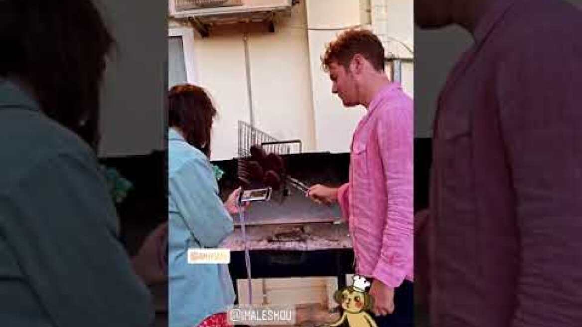 James Καφετζής - Άννα Μαρία Βέλλη: Γύρισαν τη... "μπιφτέκα" στη Ρόδο!