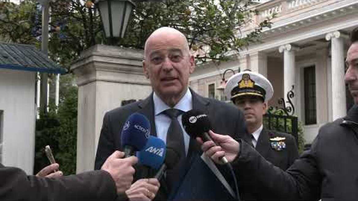 Δήλωση ΥΕΘΑ Ν.Δένδια μετά το ΚΥΣΕΑ