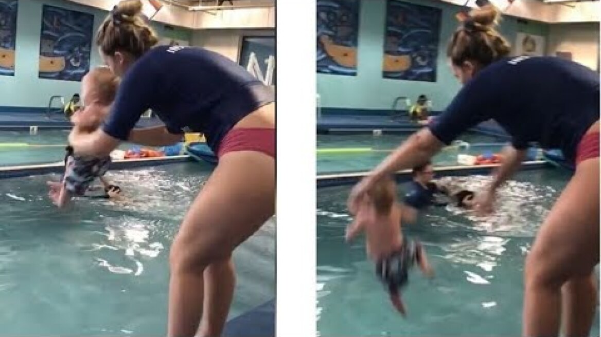 Here's The Story Behind That Viral TikTok Showing A Baby Getting Tossed In A Pool