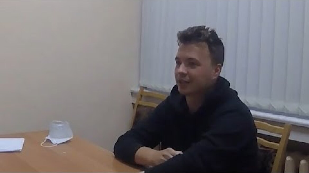Протасевич: Как только я это сказал, сразу оказался в Минске. // Допрос. Оперативная съёмка