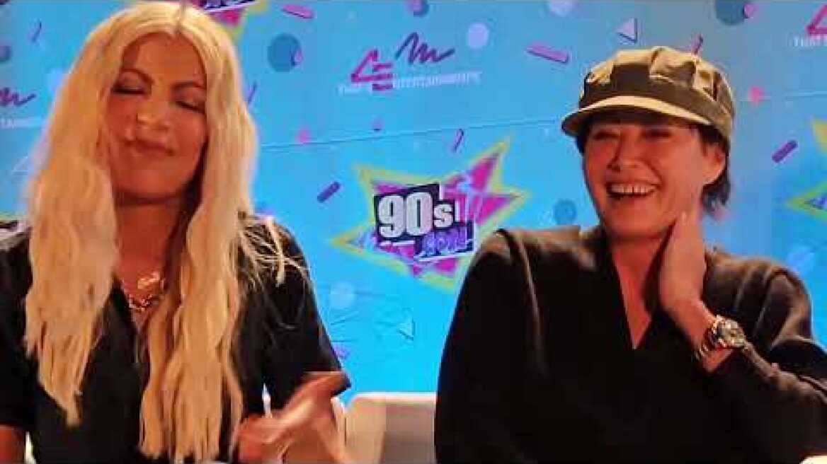 Beverly Hills 90210 cast: full panel at 90s Con in Tampa, FL - 17 September 2023