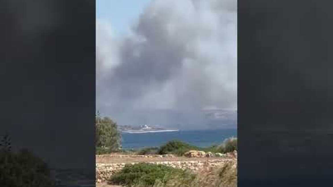 Φωτιά στη Νεάπολη Λακωνίας