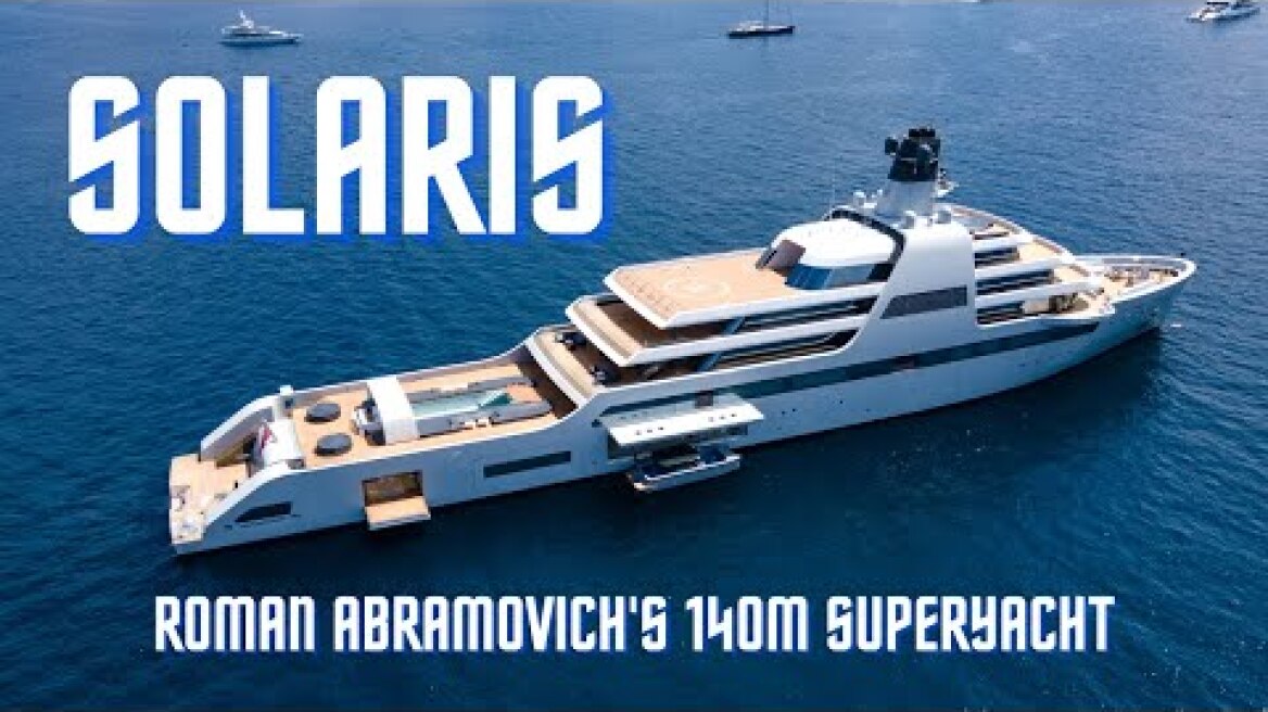 Brand New 140m superyacht SOLARIS owned by Roman Abramovich #SOLARIS #SUPERYACHT #MEGAYACHT