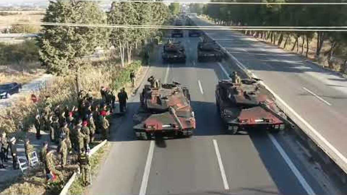 ThessToday.gr - Άρματα μάχης δοκιμαστική παρέλαση Θεσσαλονίκη