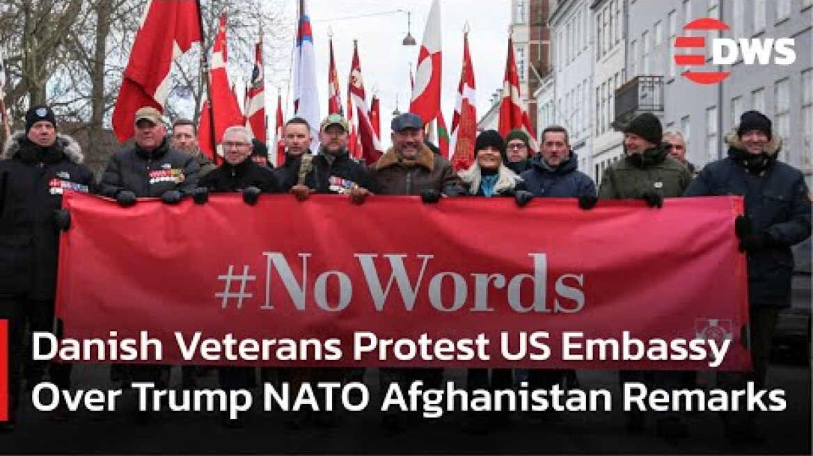 Copenhagen March Honors Fallen Danish Troops Trump Disrespects NATO Allies | DWS News | AC1F
