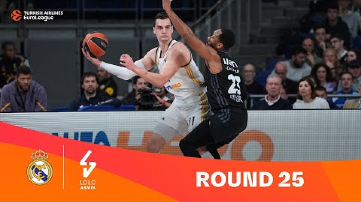 Real Madrid-LDLC ASVEL Villeurbanne | Round 25 Highlights | 2023-24 Turkish Airlines EuroLeague