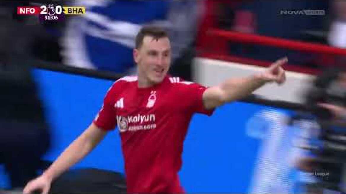 Νότιγχαμ Φόρεστ – Μπράιτον: 7-0 (MD 24, 01/02/2025)