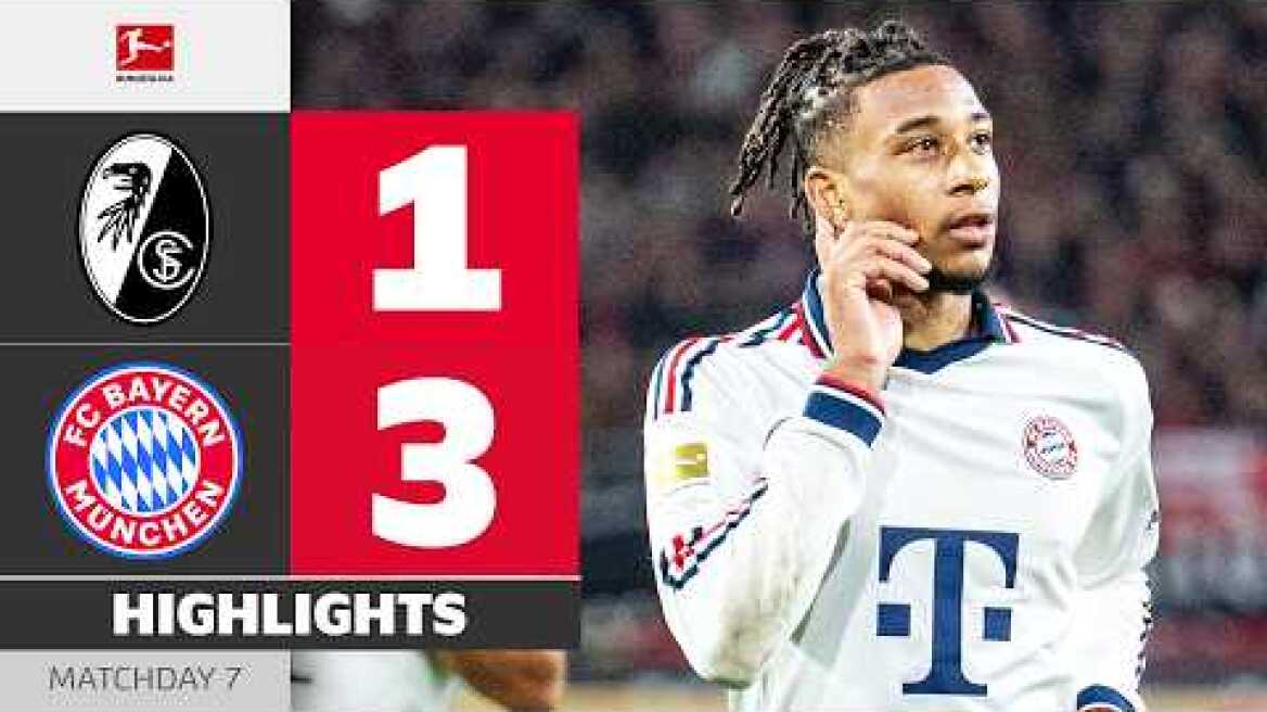 Olise Punishes Late Blunder! | SC FREIBURG - FC BAYERN | Highlights | MD 7 – Bundesliga 2026/27