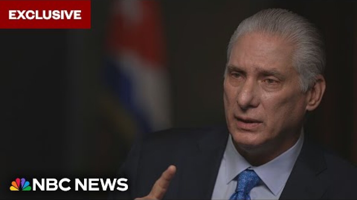Exclusive: Cuban president reacts to Trump admin’s call for him to step down