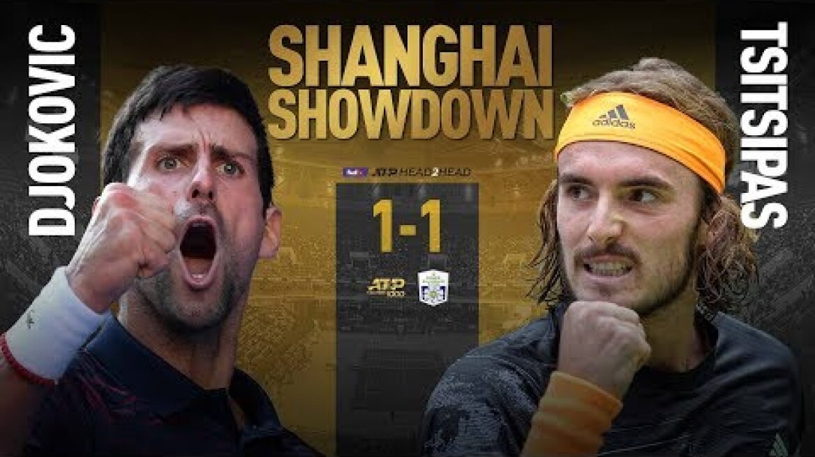 Novak Djokovic vs Stefanos Tsitsipas SHANGHAI ROLEX 2019 HD