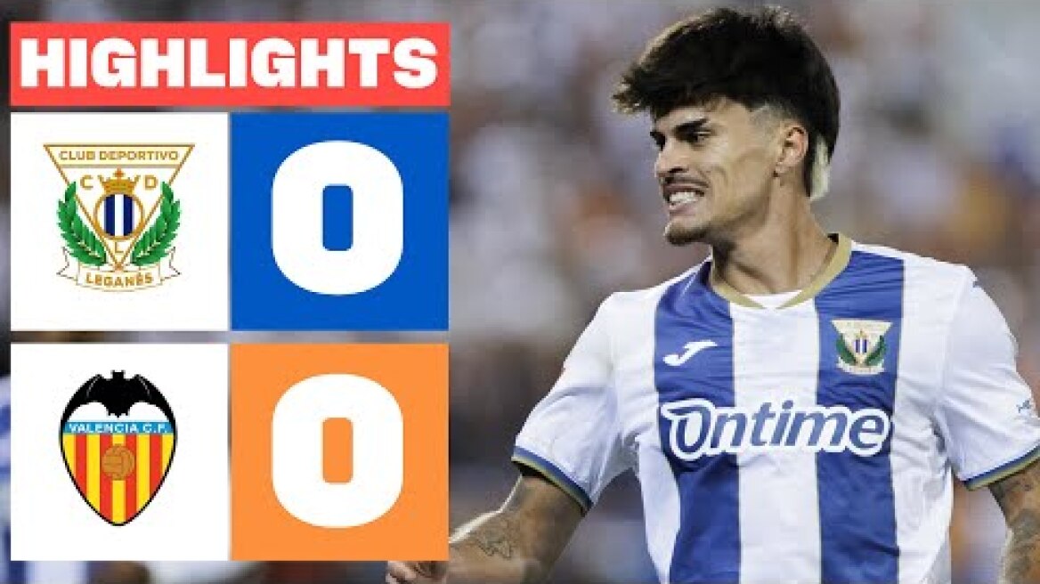 CD LEGANÉS 0 - 0 VALENCIA CF | RESUMEN LALIGA EA SPORTS