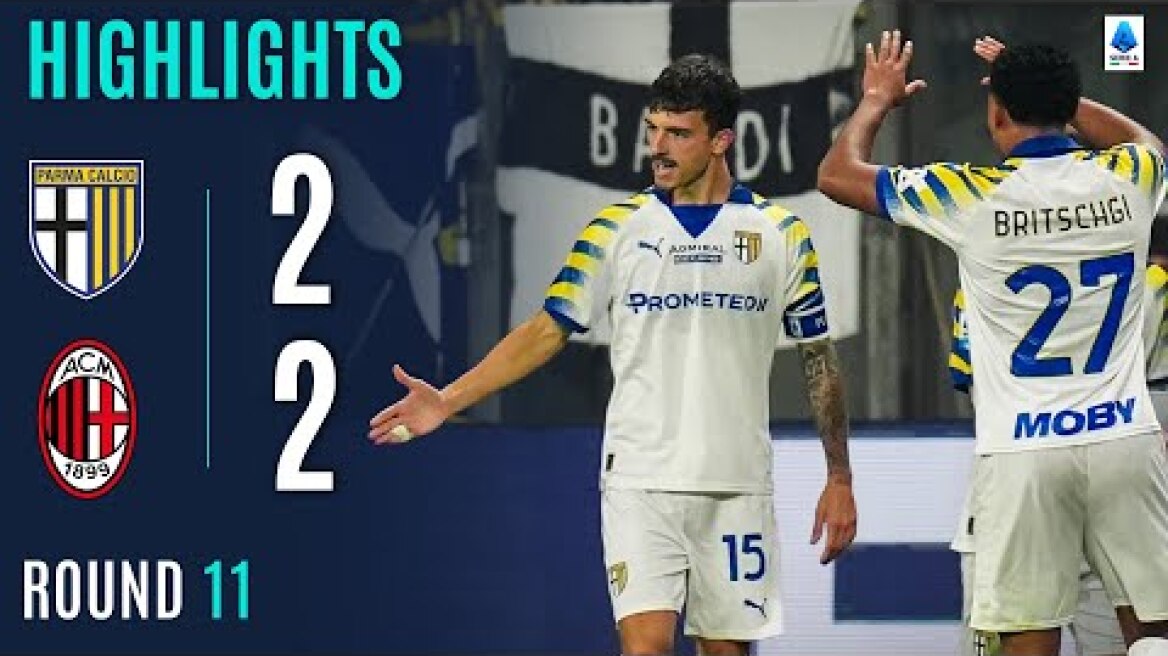 PARMA-MILAN 2-2 | HIGHLIGHTS | Del Prato seals Parma’s comeback | SERIE A 2025/26