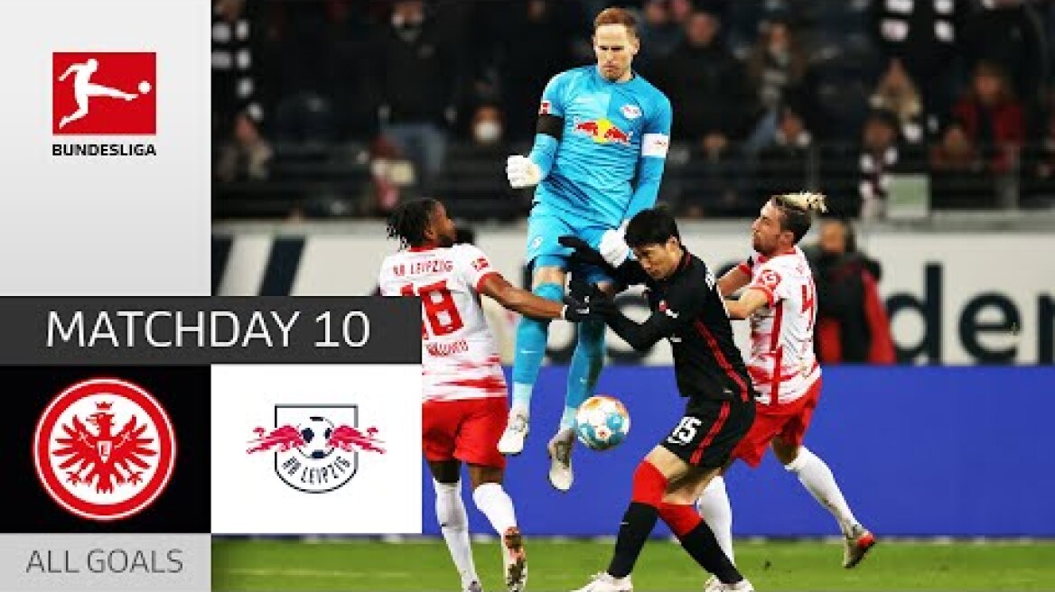 Last Second Equalizer! | Eintracht Frankfurt - RB Leipzig 1-1 | All Goals | MD 10 – Bundesliga 21/22