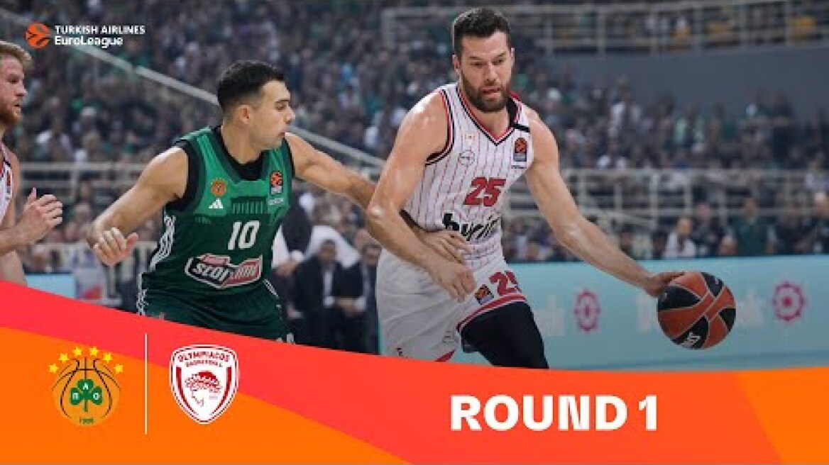 Olympiacos wins in Athens!| Round 1, Highlights | 2023-24 Turkish Airlines EuroLeague