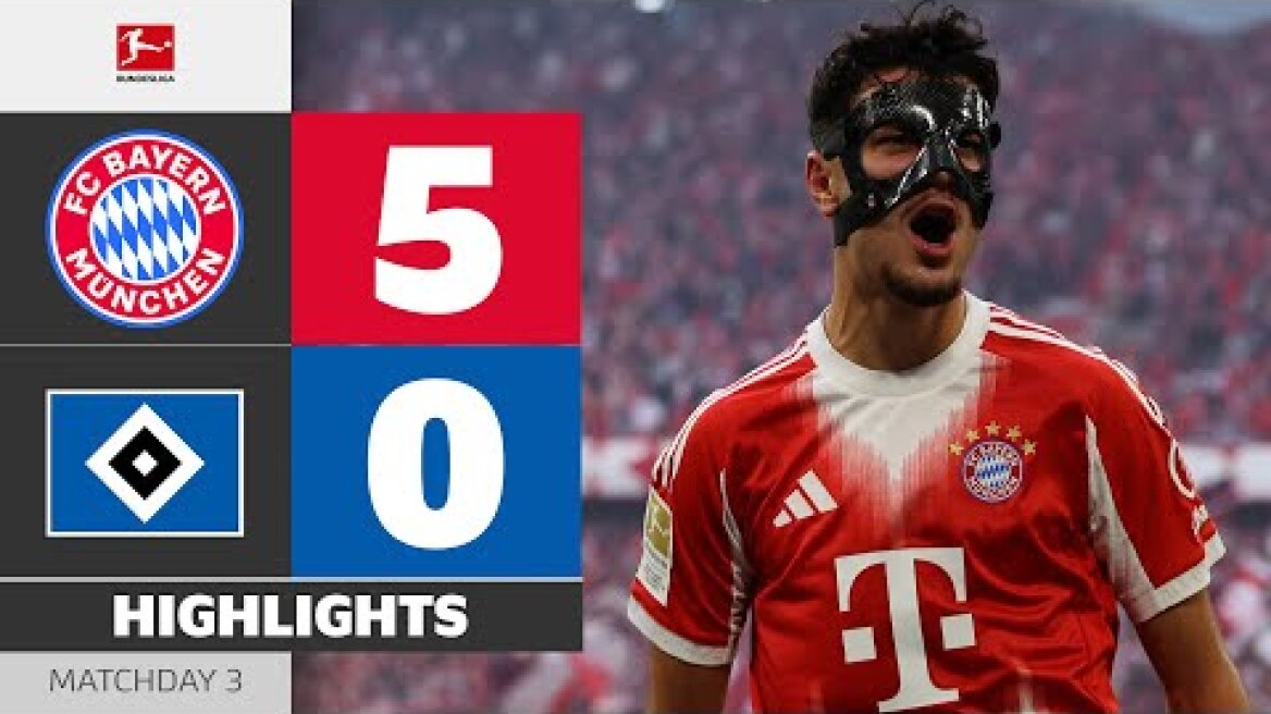 Bayern Do Bayern-Things! | FC BAYERN - HAMBURGER SV | Highlights | Matchday 3 – Bundesliga 2025/26
