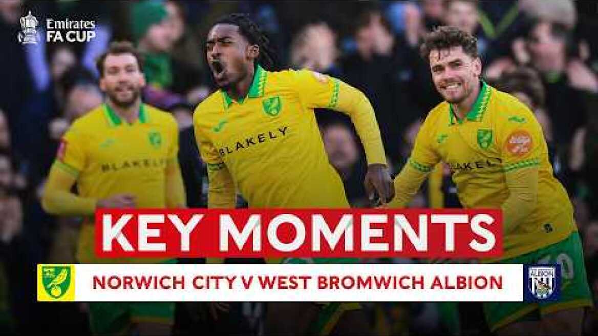 Norwich City v West Bromwich Albion | Key Moments | Fourth Round | Emirates FA Cup 2025-26
