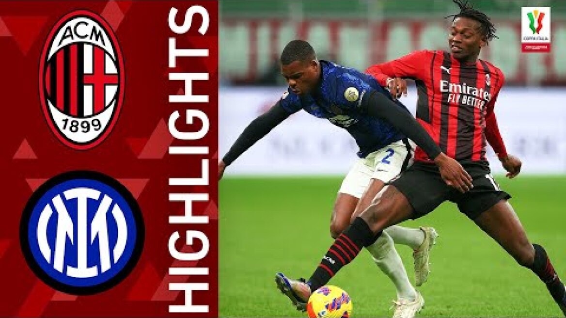 Milan 0-0 Inter | Tie in the Balance after Goalless First Leg! | Coppa Italia Frecciarossa 2021/22